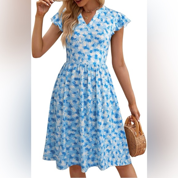 Dresses & Skirts - 38 Elegant short Sleeve Dress